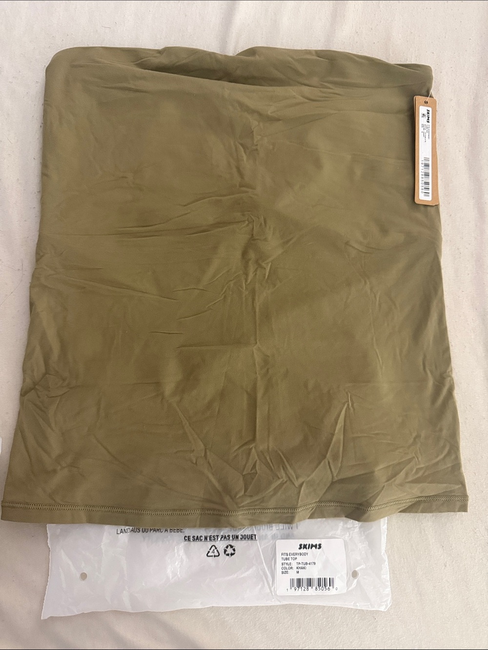 SKIMS fits everybody tube top khaki